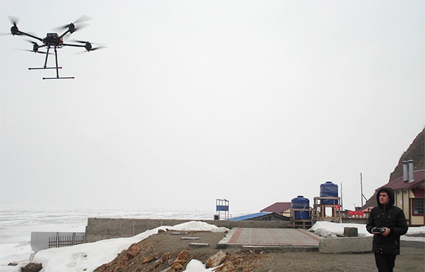 Russian drones will monitor the Arctic.