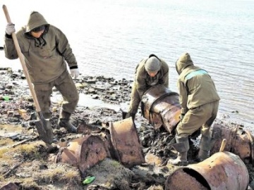 Cleanup on Bely Island